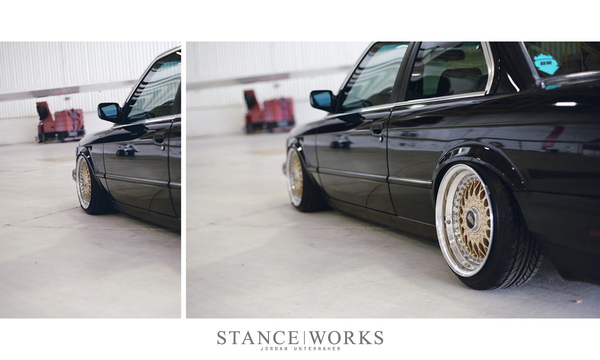 bmw e30 bbs rs slammed