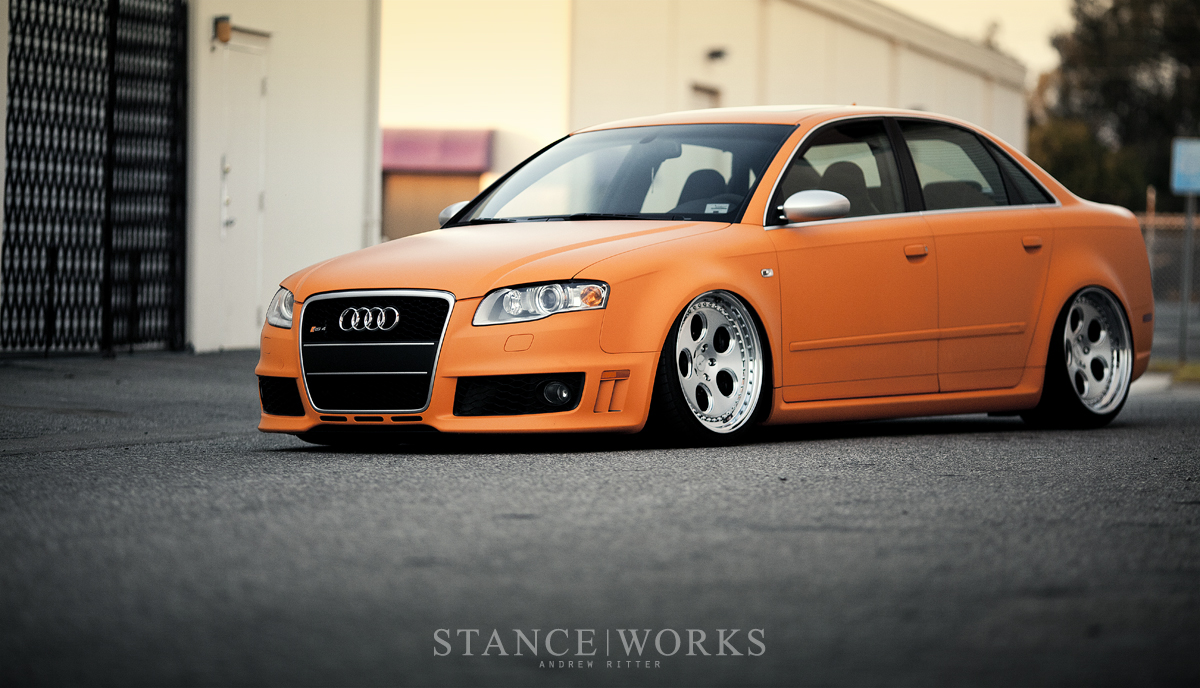 Rotiform Stanced Audi on Rotiform DIA Wheels