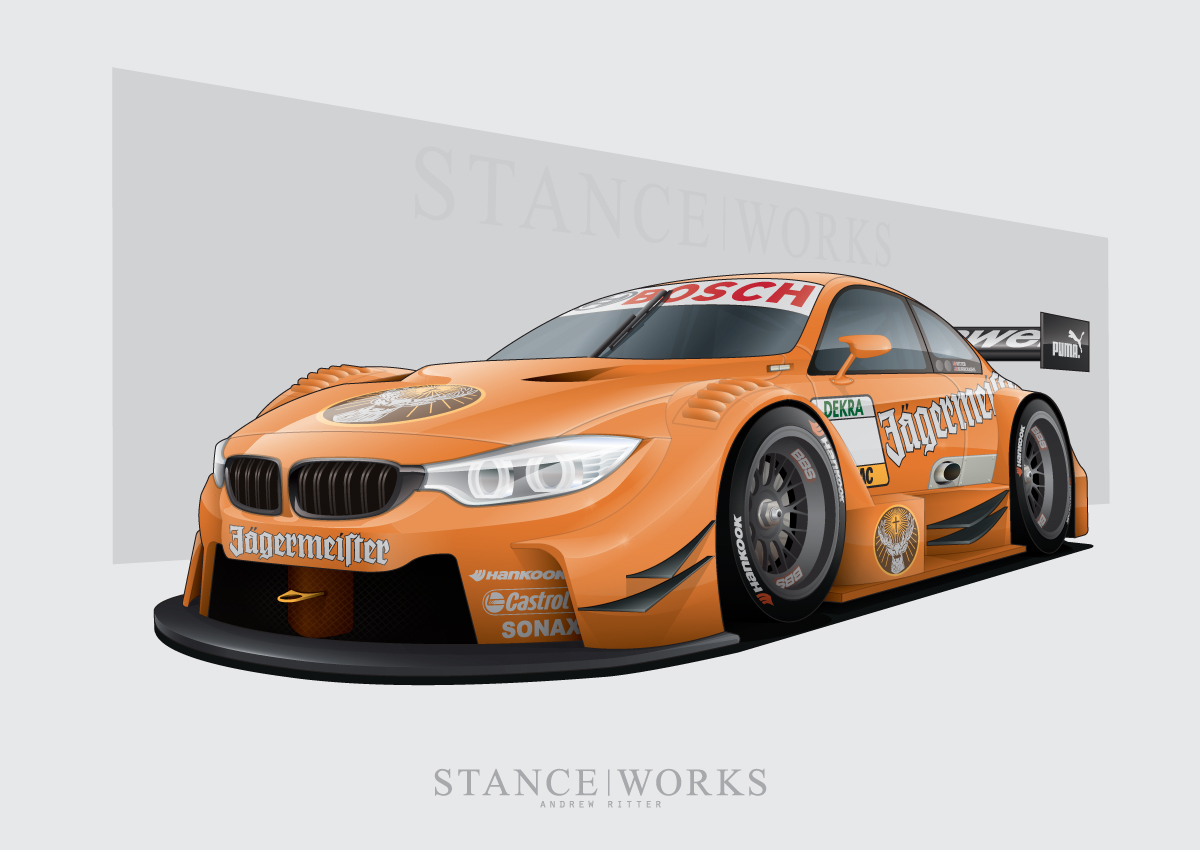 BMW M4 DTM Jagermeister Livery