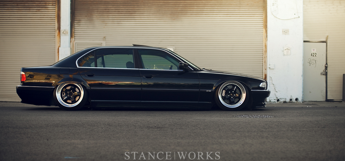 Bruised Egos – Jeremy Whittle's Black on Purple BMW 740iL – StanceWorks