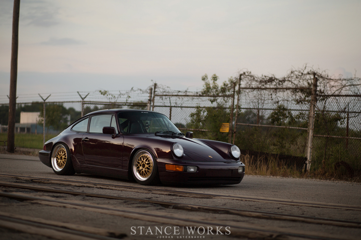 Porsche 964 911 stance lowered bbs