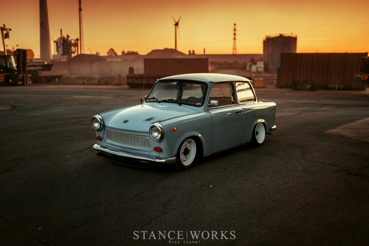 Maybe something a bit different for you guys. Stanced Trabant 601