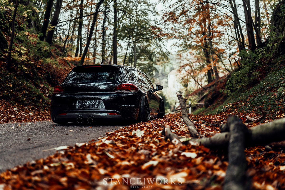 Black as Night – André Sinzinger's Volkswagen Scirocco R – Photography by  Mike Crawat – StanceWorks