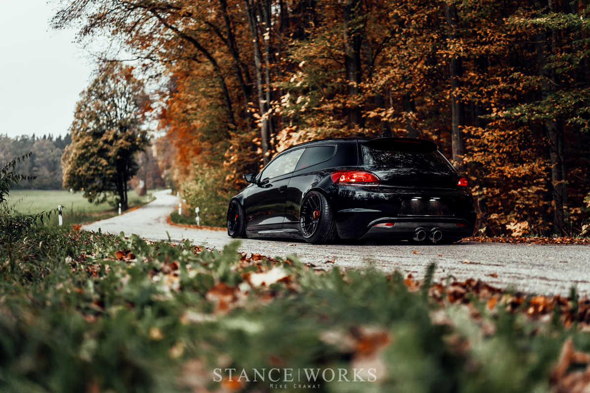Black as Night – André Sinzinger's Volkswagen Scirocco R – Photography by  Mike Crawat – StanceWorks